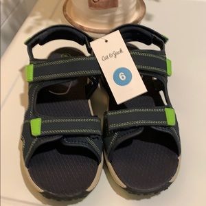 NWT Cat & Jack navy blue sandals
